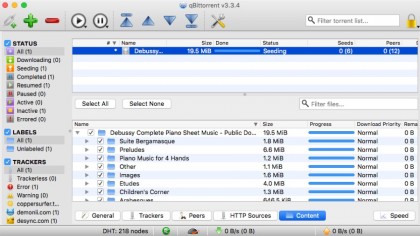 Torrent download client for catalina